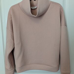 For The Republic Blush Cowl Neck Sweater